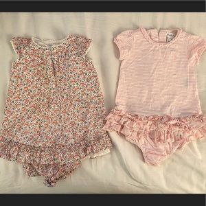 Two Ralph Lauren dresses w/ diaper covers- Like New